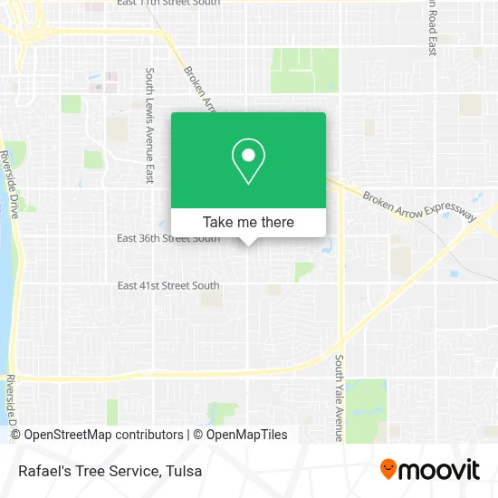 Rafael's Tree Service map