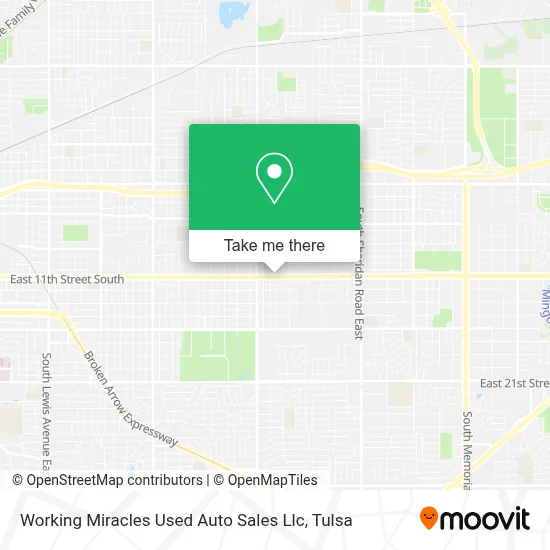 Working Miracles Used Auto Sales Llc map