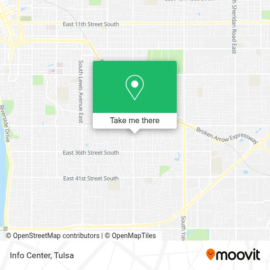 Info Center map