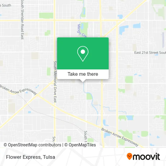 Flower Express map