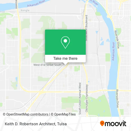 Keith D. Robertson Architect map