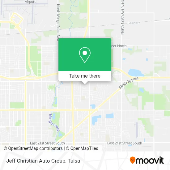 Jeff Christian Auto Group map