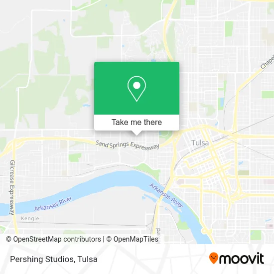 Pershing Studios map