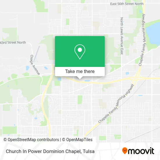 Church In Power Dominion Chapel map