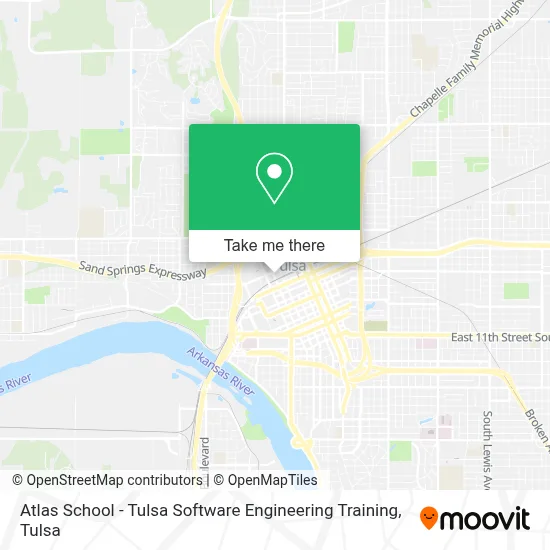 Atlas School - Tulsa Software Engineering Training map