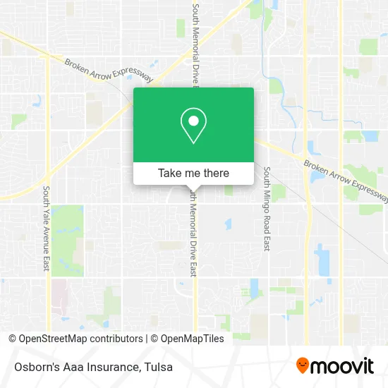Osborn's Aaa Insurance map