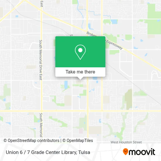 Union 6 / 7 Grade Center Library map