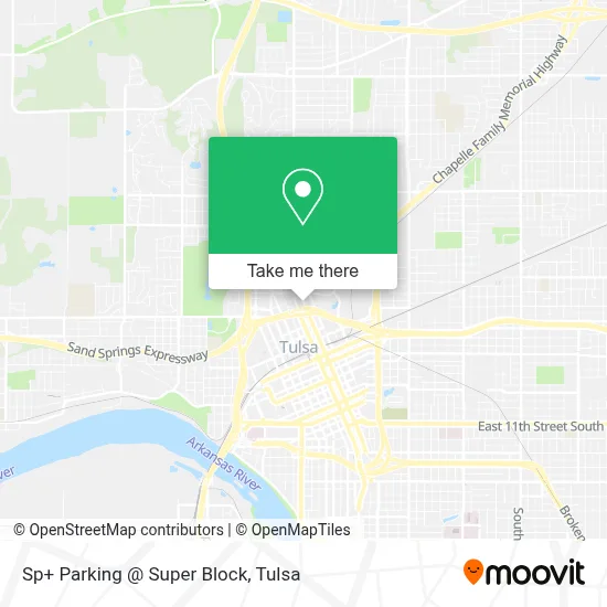 Sp+ Parking @ Super Block map