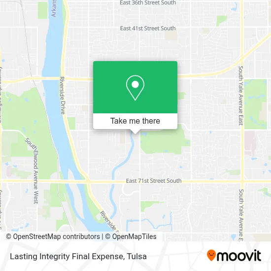 Lasting Integrity Final Expense map