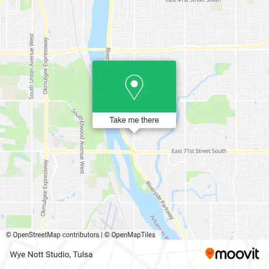 Wye Nott Studio map