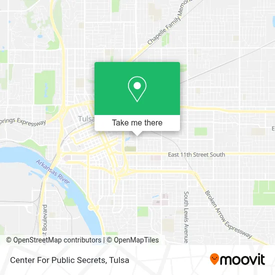 Center For Public Secrets map