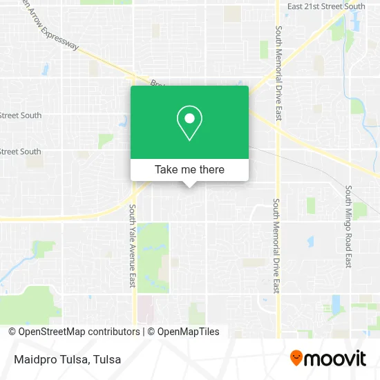 Maidpro Tulsa map