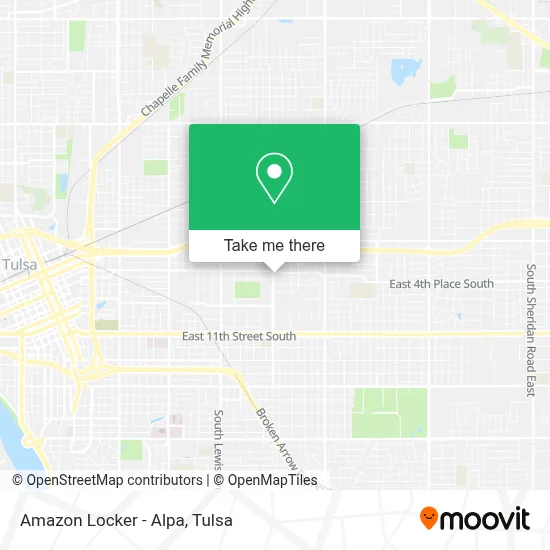 Amazon Locker - Alpa map