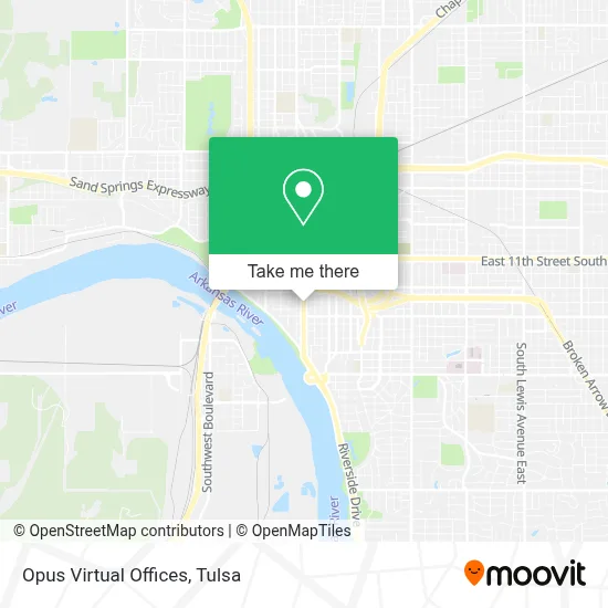 Opus Virtual Offices map
