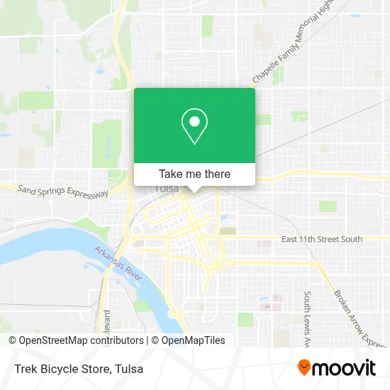 Trek Bicycle Store map