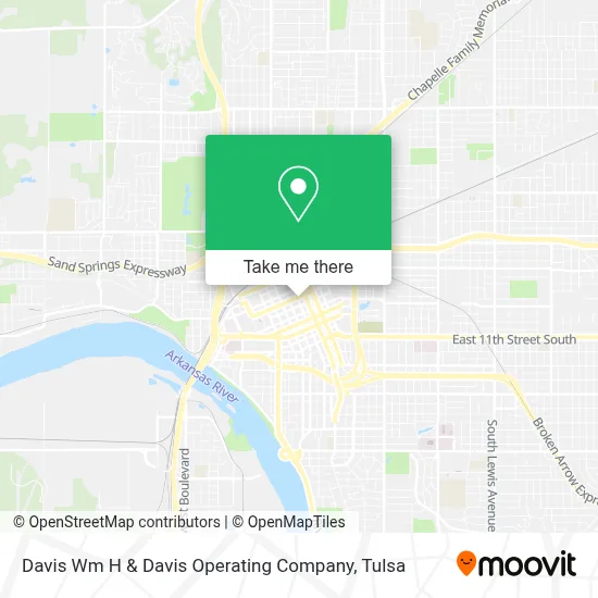 Davis Wm H & Davis Operating Company map