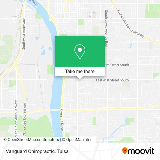 Vanguard Chiropractic map