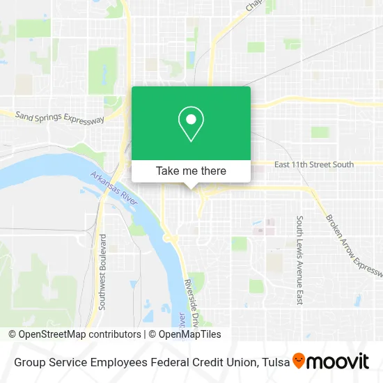 Group Service Employees Federal Credit Union map