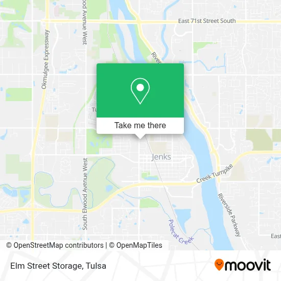 Elm Street Storage map