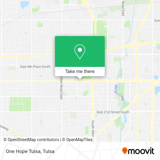 One Hope Tulsa map