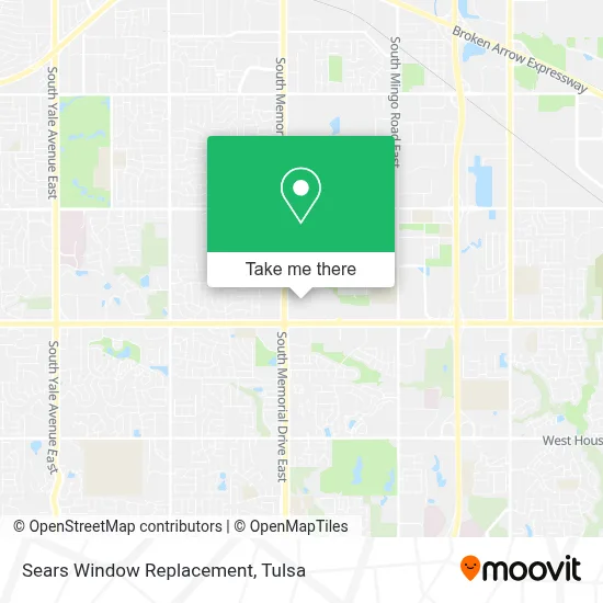 Sears Window Replacement map