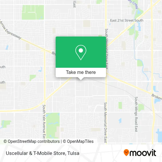 Uscellular & T-Mobile Store map