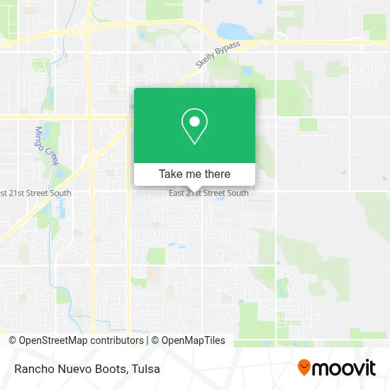 Rancho Nuevo Boots map