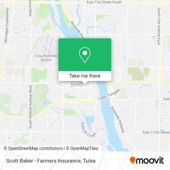 Scott Baker - Farmers Insurance map