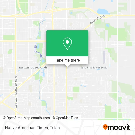 Native American Times map