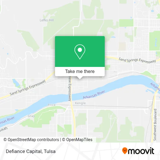 Defiance Capital map