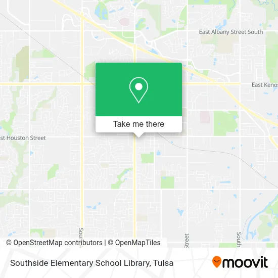 Southside Elementary School Library map