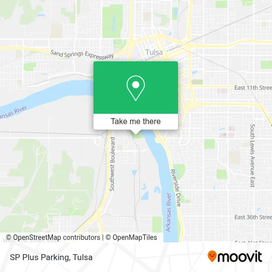 SP Plus Parking map