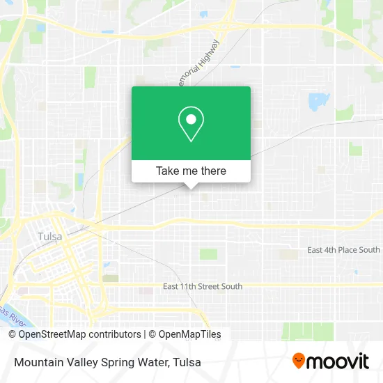 Mountain Valley Spring Water map