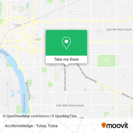 Acctknowledge - Tulsa map