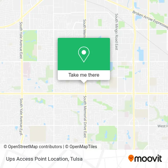 Ups Access Point Location map