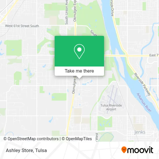 Ashley Store map