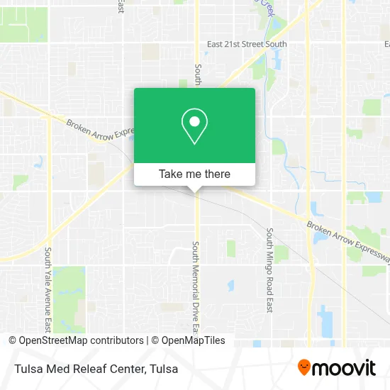 Tulsa Med Releaf Center map