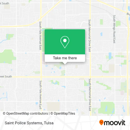 Saint Police Systems map