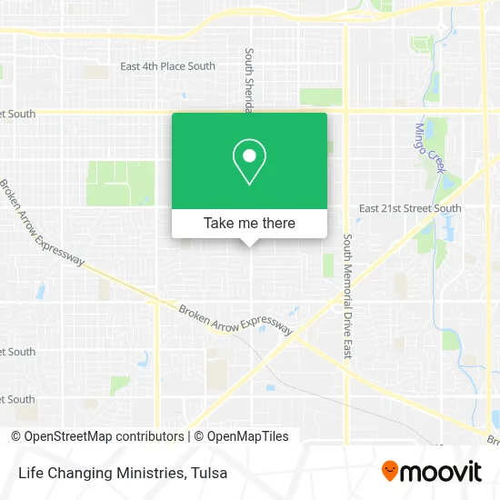 Life Changing Ministries map