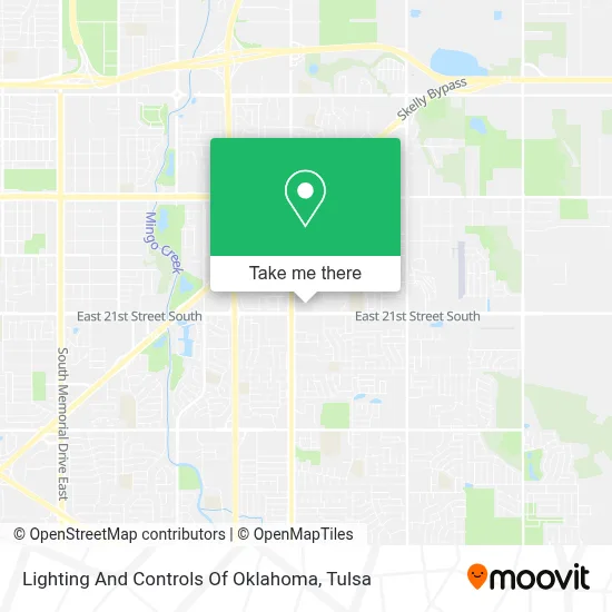 Lighting And Controls Of Oklahoma map