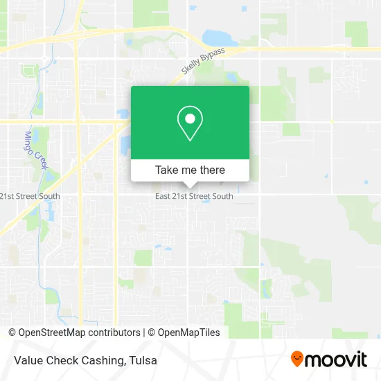 Value Check Cashing map