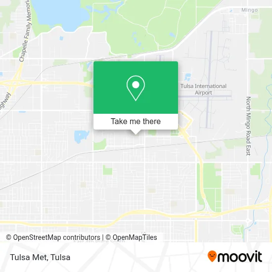 Tulsa Met map