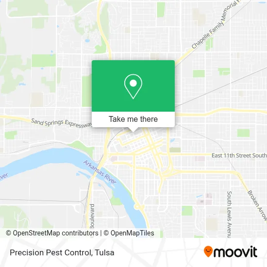 Precision Pest Control map
