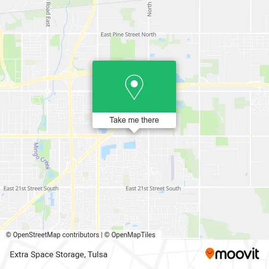 Extra Space Storage map
