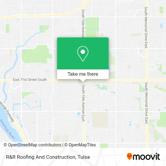 R&R Roofing And Construction map
