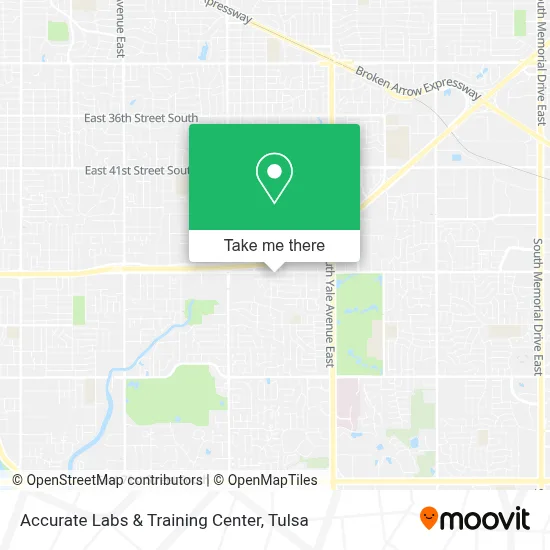 Accurate Labs & Training Center map