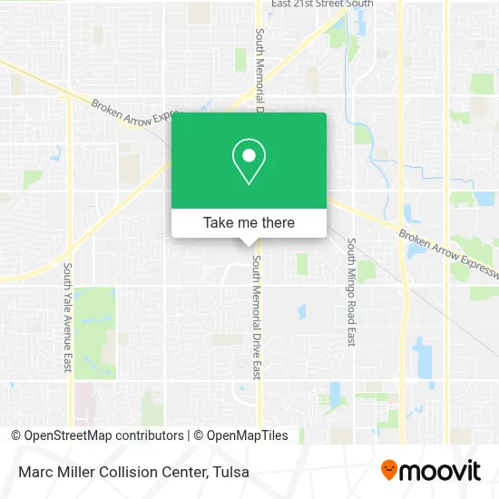 Marc Miller Collision Center map