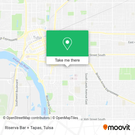 Riserva Bar + Tapas map