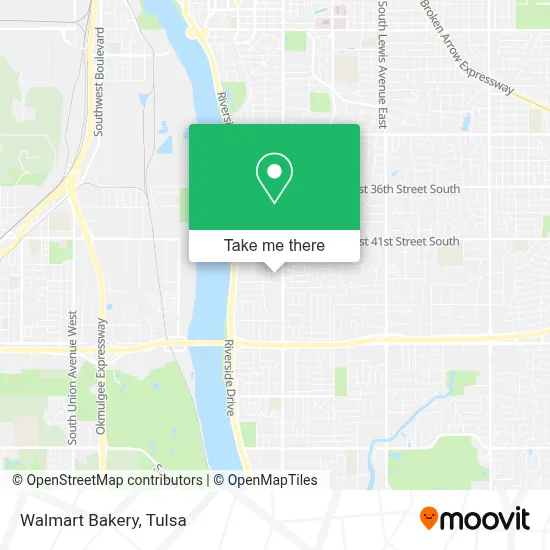 Walmart Bakery map