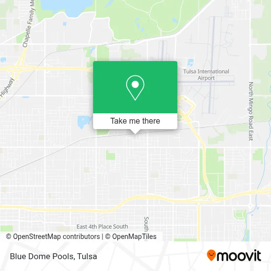 Blue Dome Pools map